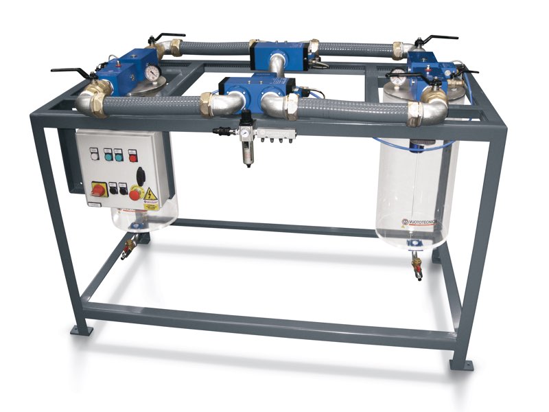 Sistema integrato vapore e aspirazione con filtro ad acqua